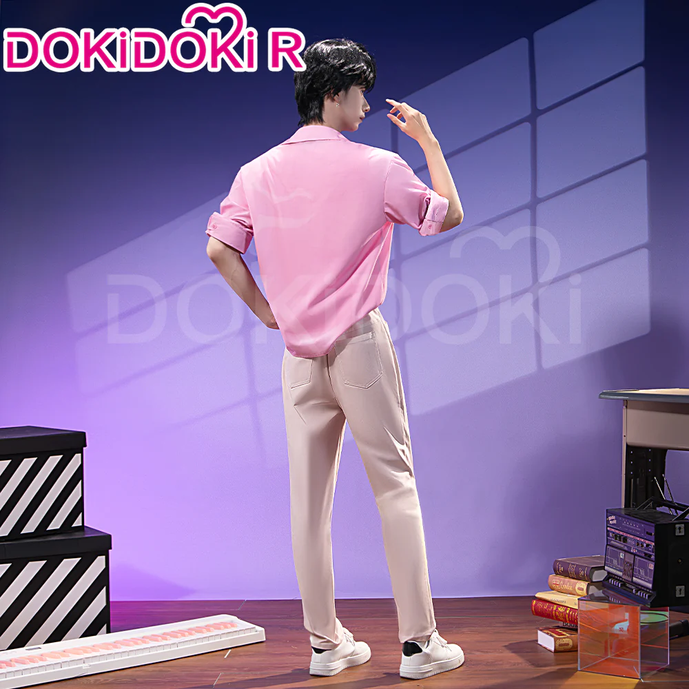 【Ready For Ship】【Size S-3XL】【Last Batch】DokiDoki-R Movie Anime KPOP KILLER Cosplay Pink Stage Costume - Image 5