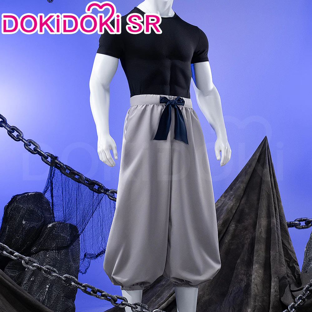 【Partially Ready For Ship】【Size S-3XL】DokiDoki-SR Anime Cosplay Black Grey Costume Men