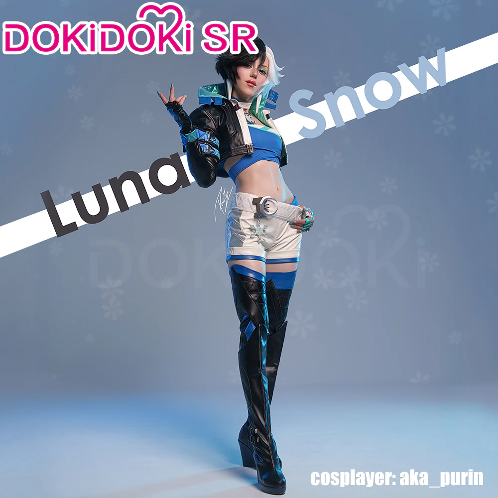 【Costume Ready For Ship】【Size S-3XL】Dokidoki-SR Game Cosplay Costume / Shoes Woman Snow