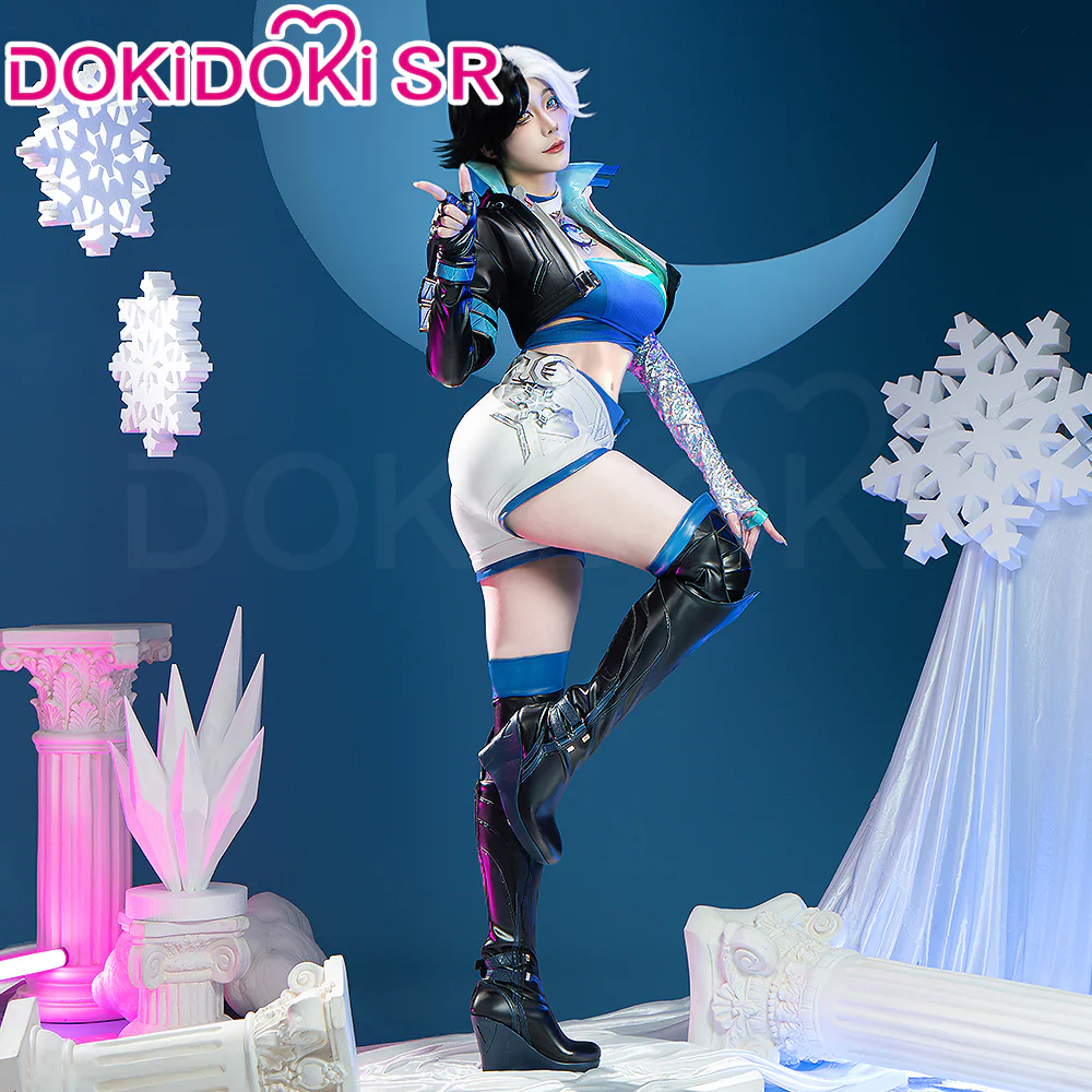 【Costume Ready For Ship】【Size S-3XL】Dokidoki-SR Game Cosplay Costume / Shoes Woman Snow - Image 5