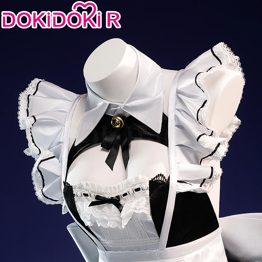 【Partially Ready For Ship】DokiDoki-R Game Cosplay Costume Fighting Maid - Image 5