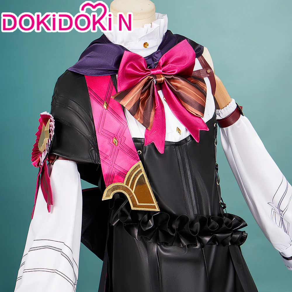 【Ready For Ship】【Last Batch】【Size XS-3XL】DokiDoki-N Game Genshin Impact Cosplay Fontaine Lyney Costume - Image 3