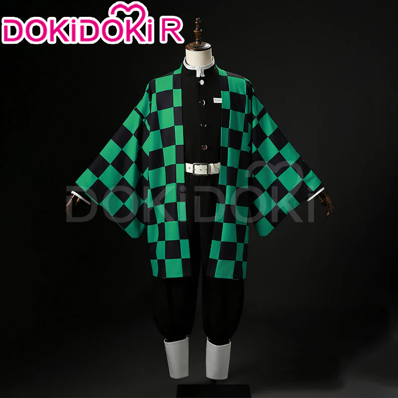 【Size XS-2XL】DokiDoki-R Anime Cosplay Black Green Costume Men - Image 3