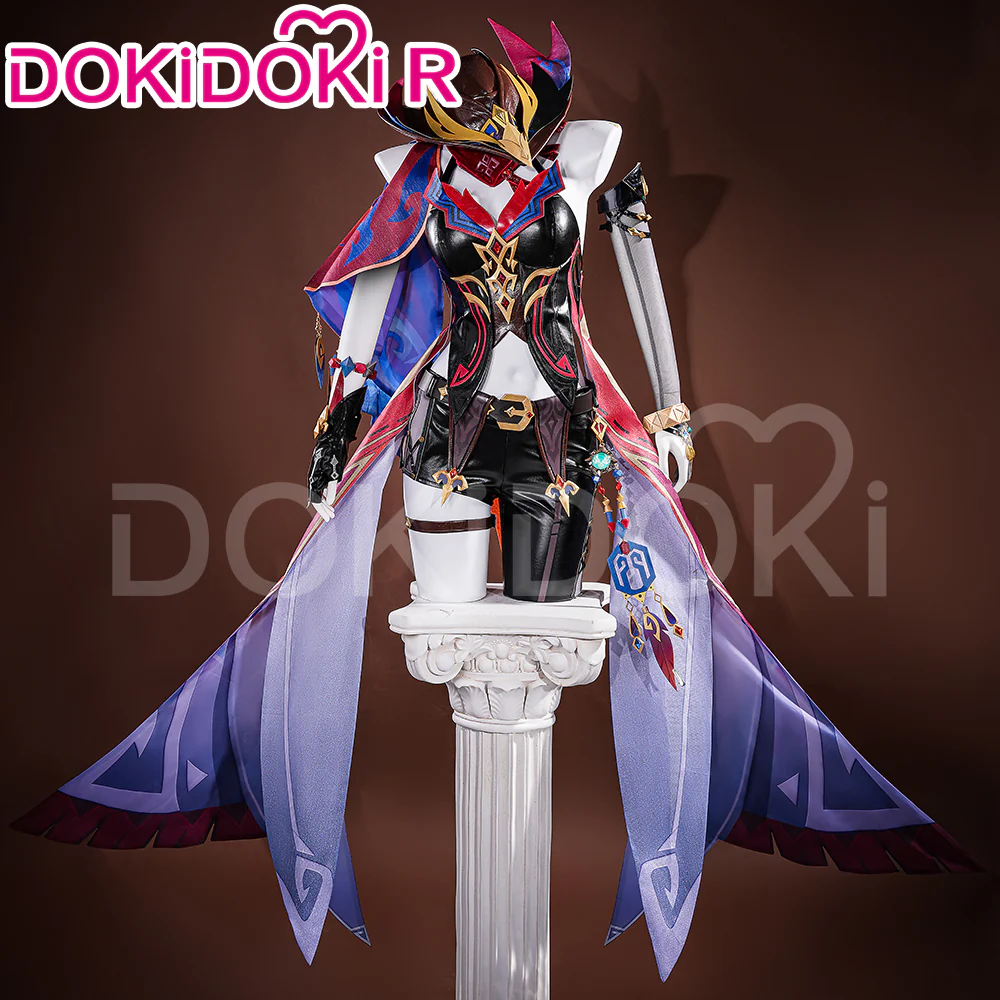 【Size XS-2XL】DokiDoki-R Game Genshin Impact Cosplay Chasca Costume Natlan - Image 4