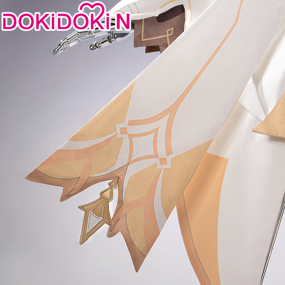【Size XS-3XL】DokiDoki-N Game Genshin Impact Cosplay Traveler Lumine Costume Ying As Heaven and Earth Are Made Anew - Image 4