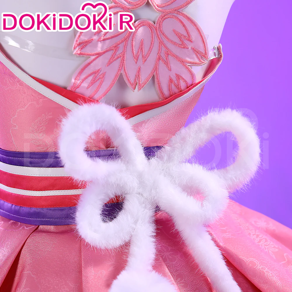【Size XS-3XL】DokiDoki-R Cosplay Strawberry Costume Pink Dress Daring Daifuku - Image 4