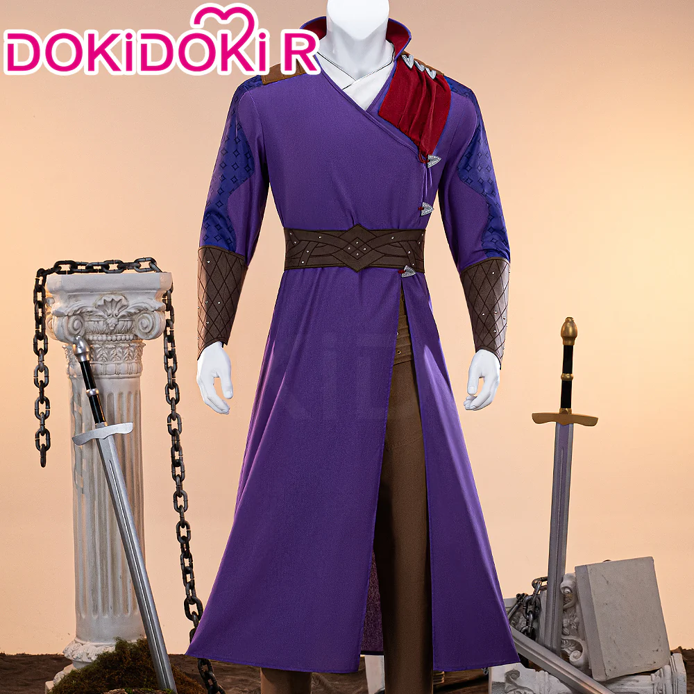 【Size XS-3XL】DokiDoki-R Game Cosplay  Costume Purple