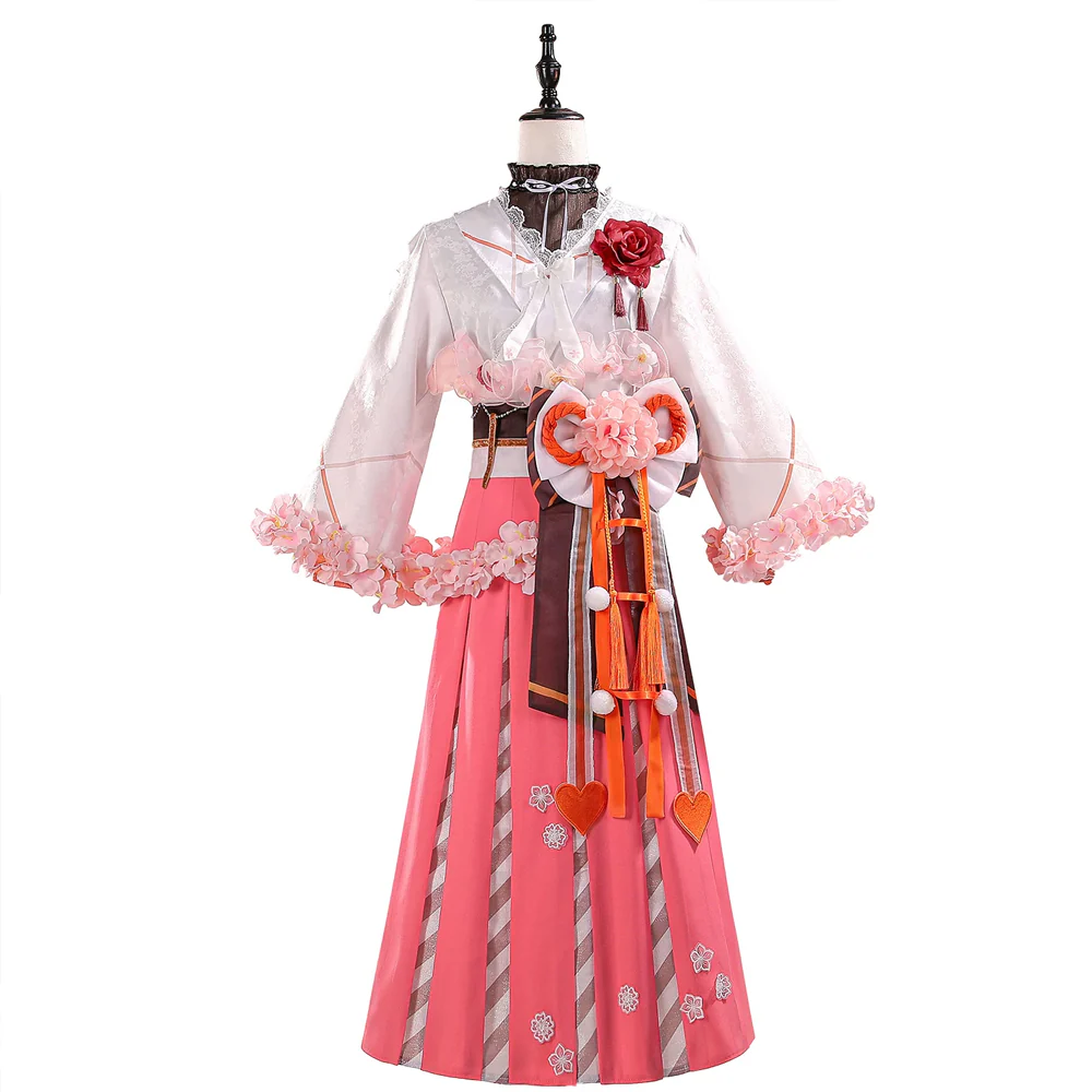 【Size XS-XL】DokiDoki-R Anime Agents of the Four Seasons Cosplay Hinagiku Kayo Costume - Image 5