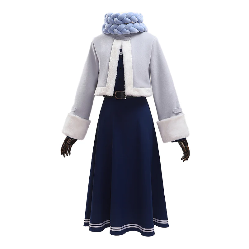 【Size S-XL】DokiDoki-R Anime Cosplay Feern Costume Winter Wear - Image 10
