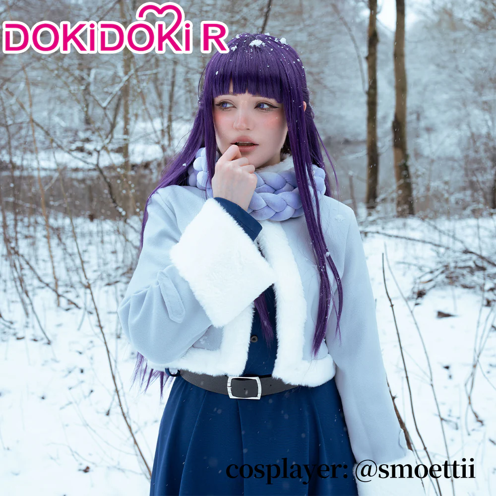 【Size S-XL】DokiDoki-R Anime Cosplay Feern Costume Winter Wear - Image 5