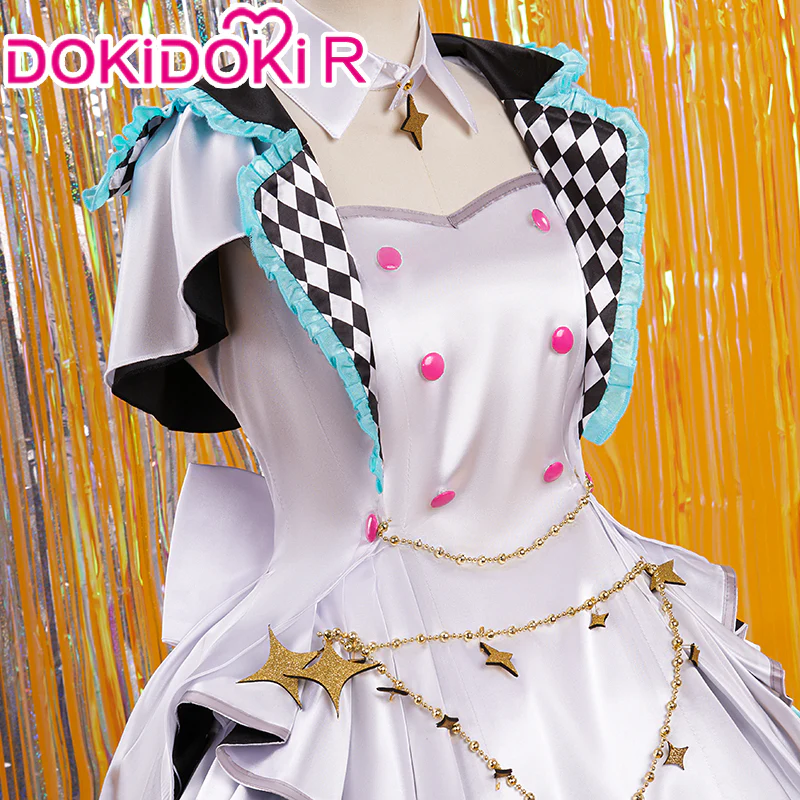 【Size XS-XL】DokiDoki-R Game COLORFUL STAGE! Cosplay Band Costume - Image 3