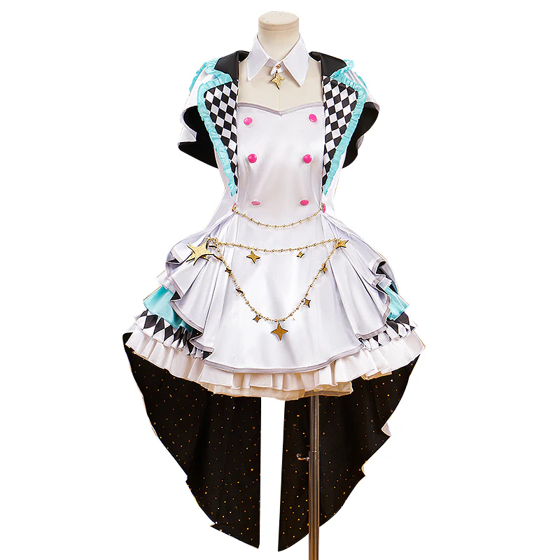 【Size XS-XL】DokiDoki-R Game COLORFUL STAGE! Cosplay Band Costume - Image 5