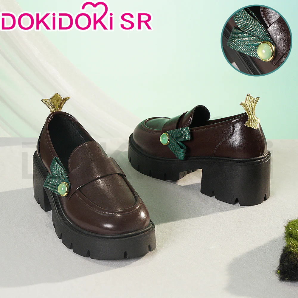 【Ready For Ship】DokiDoki-SR Game Genshin Impact Cosplay Venti Shoes