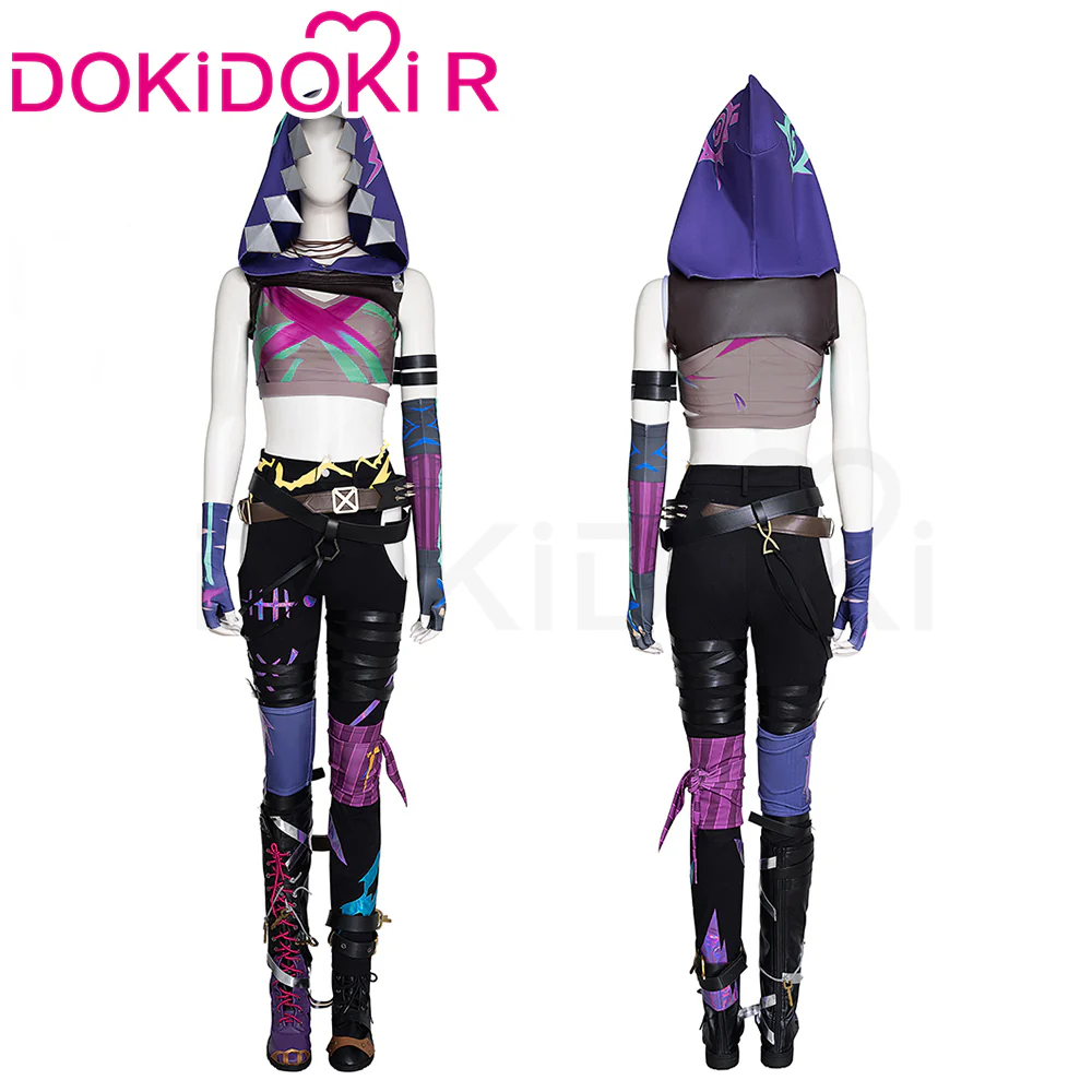 【US LOCAL SHIPPING 】DokiDoki-R Anime Cosplay Fractured Jinxx Costume - Image 3