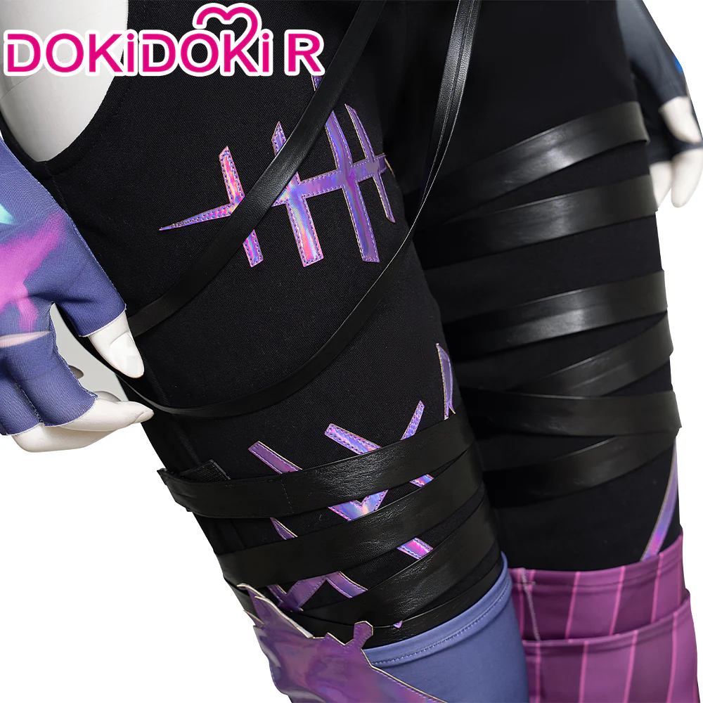 【US LOCAL SHIPPING 】DokiDoki-R Anime Cosplay Fractured Jinxx Costume - Image 5