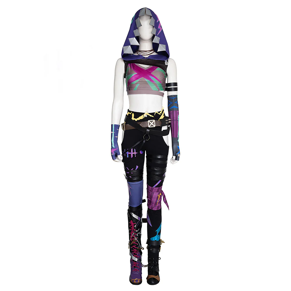 【US LOCAL SHIPPING 】DokiDoki-R Anime Cosplay Fractured Jinxx Costume - Image 6