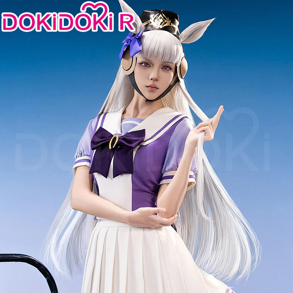【US LOCAL SHIPPING 】【Size XS-3XL】Dokidoki-R Anime Cosplay Purple Uniform - Image 7