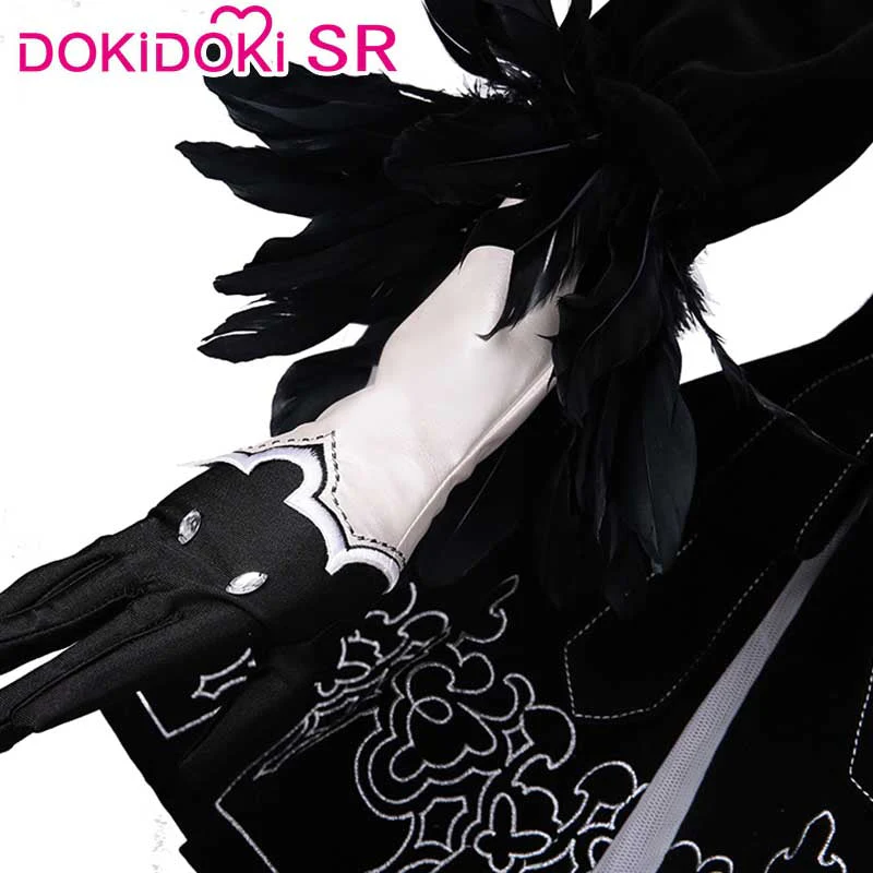 【US/EU LOCAL SHIPPING】DokiDoki-SR Cosplay Game Cosplay Cosplay Black Dress Costume Women - Image 5