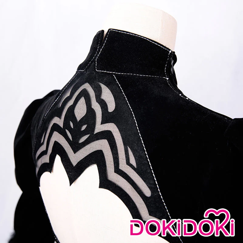 【US/EU LOCAL SHIPPING】DokiDoki-SR Cosplay Game Cosplay Cosplay Black Dress Costume Women - Image 6