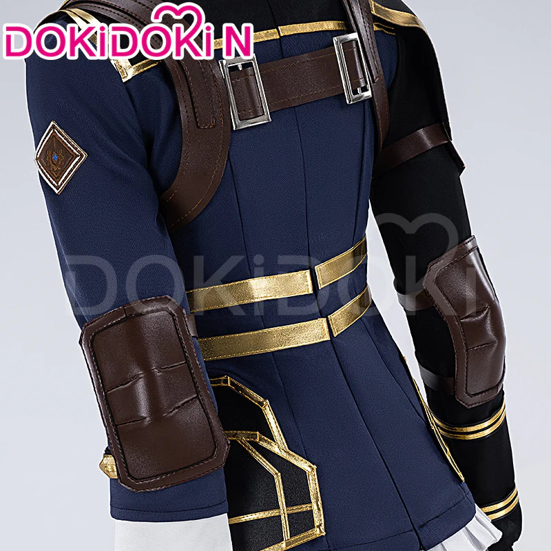 【US LOCAL SHIPPING 】【Size XS-3XL】DokiDoki-N Game Cosplay Cosplay Costume Bule White - Image 6