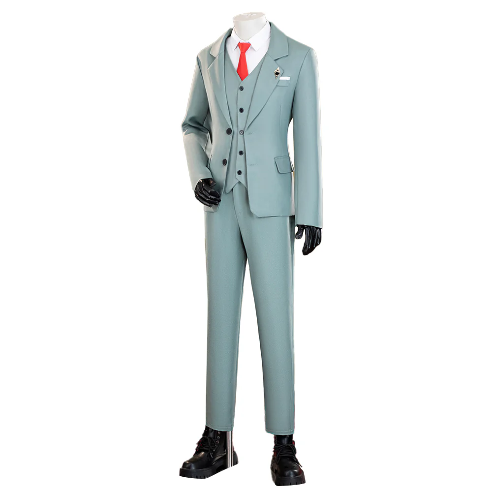 【LAST BATCH】【Ready For Ship】【Size S-3XL】DokiDoki-R Anime Manga Cosplay Costume Green Suit - Image 5